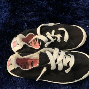 Black Lil Girl Tennis Shoe